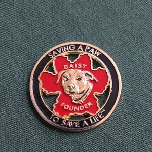 Saving a Paw to Save a Life Pin
